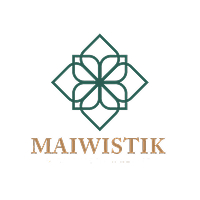 Logo marki MaiWistik – naturalne kosmetyki oparte na estońskich ziołach, wspierające młody wygląd skóry i codzienną pielęgnację.