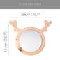 Children's Wall Mirror (4 Different Shapes)