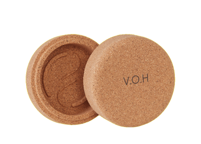 Solid Hair-Care Set with Corkwood Travel Cases