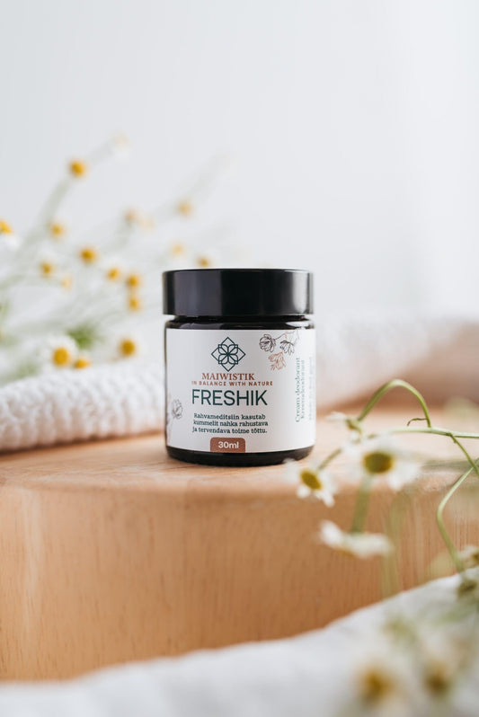 Natural Creamy Deodorant with Chamomile and Pine 60ml – MaiWistik