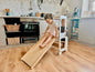 4in1 Creative Tower with Blackboard And Slide