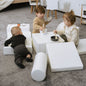 Soft Play 7 Foam Block Set - White Discoverer