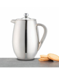 La Cafetière Silver Double Walled Insulated Eight Cup Coffee Maker - 1 Liter
