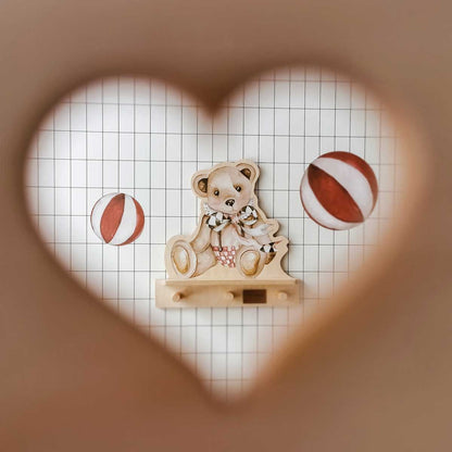 Mini Wall Shelf - Teddy Bear