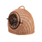 Natural Wicker Pet Carrier Efa With Cushion