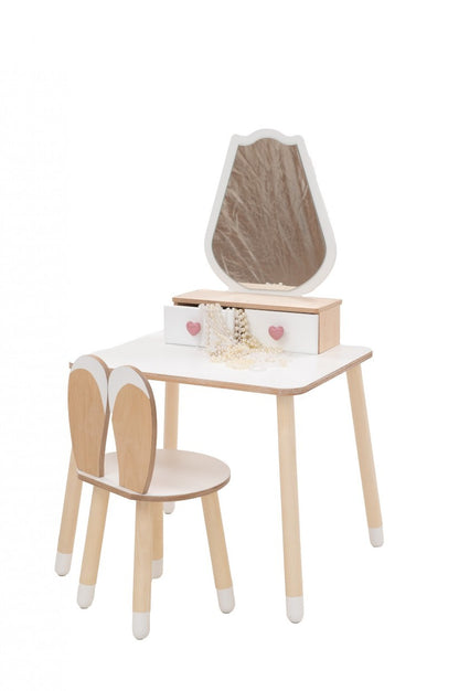 Princess Beauty Table with Mirror - Tulip