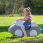 Soft Play Ride On Toy - Grey Car
