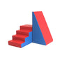 Soft Play Step and Slide Set - Blue and Red