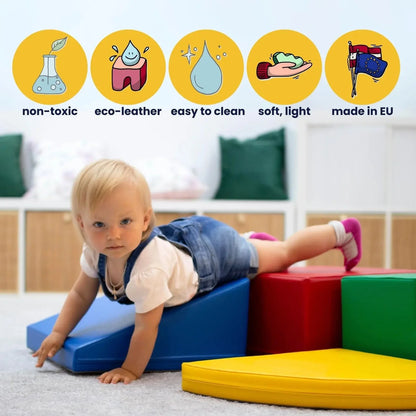 Soft Play Rocking Toy - Grey Banana