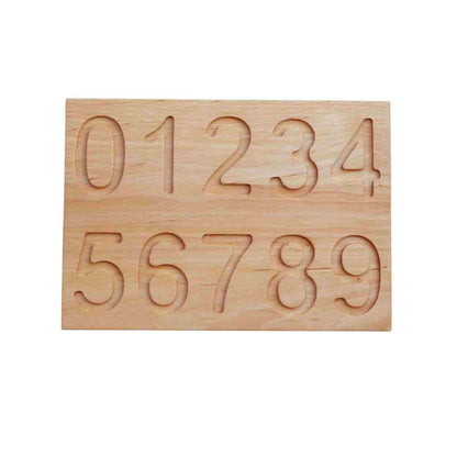 Wooden Montessori board for learning numbers – Wooden Story