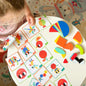 Wooden Montessori shape Puzzle